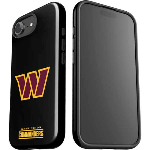 NFL Washington Commanders Black Background iPhone 16e Impact Case