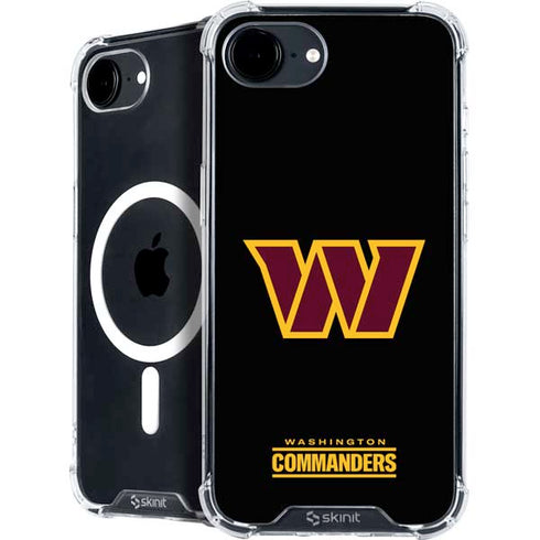 NFL Washington Commanders Black Background iPhone 16e MagSafe Case