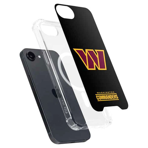 NFL Washington Commanders Black Background iPhone 16e MagSafe Case