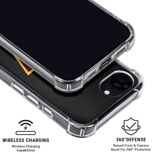 NFL Washington Commanders Black Background iPhone 16e MagSafe Case