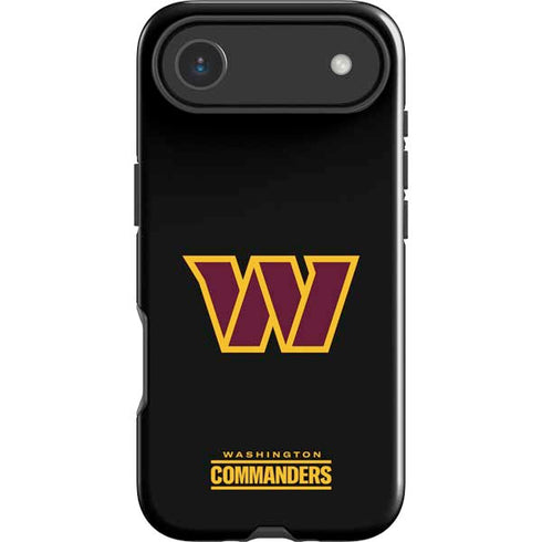 NFL Washington Commanders Black Background iPhone 17 Air Impact Case