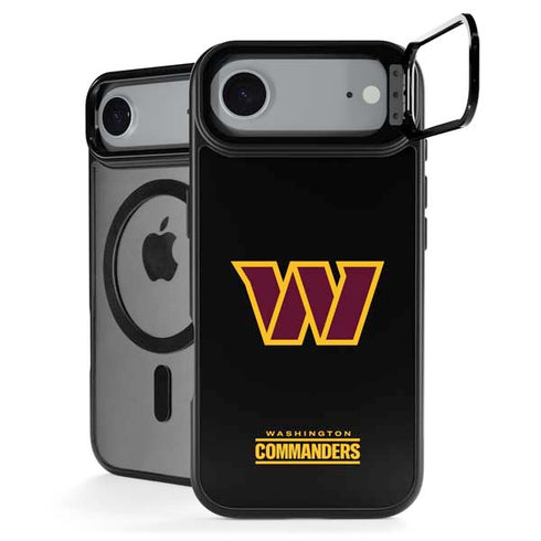 NFL Washington Commanders Black Background iPhone 17 Air Kickstand Case