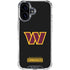 NFL Washington Commanders Black Background iPhone 17 Clear Case