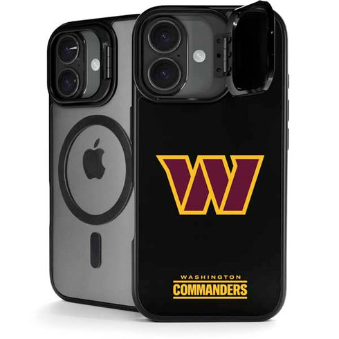 NFL Washington Commanders Black Background iPhone 17 Kickstand Case