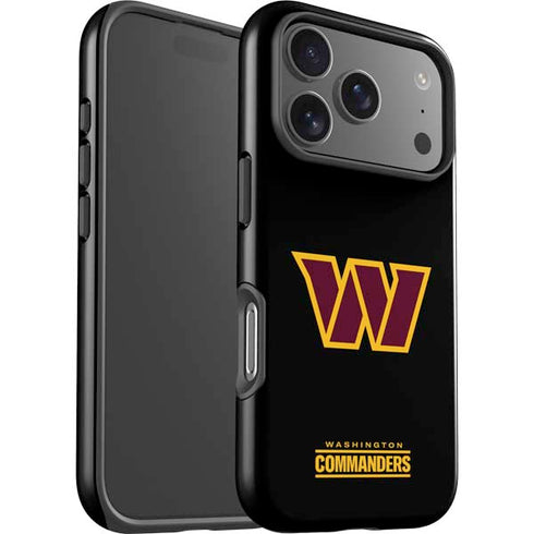 NFL Washington Commanders Black Background iPhone 17 Pro Impact Case