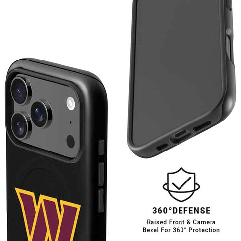 NFL Washington Commanders Black Background iPhone 17 Pro Magsafe Impact Case