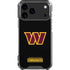 NFL Washington Commanders Black Background iPhone 17 Pro Max Clear Case