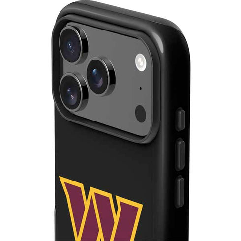 NFL Washington Commanders Black Background iPhone 17 Pro Max Impact Case