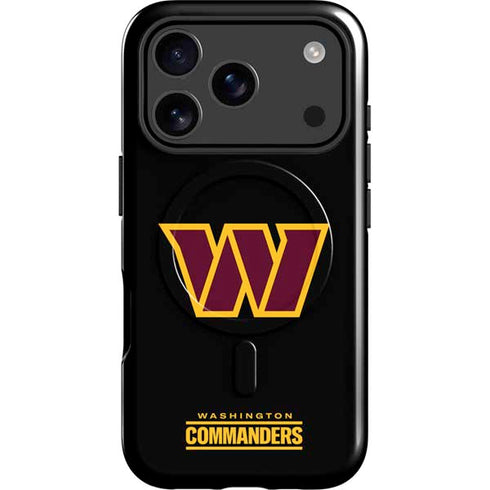 NFL Washington Commanders Black Background iPhone 17 Pro Max Magsafe Impact Case