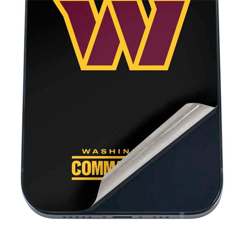 NFL Washington Commanders Black Background iPhone 17 Pro Skin