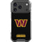 NFL Washington Commanders Black Background iPhone 18 Pro Clear Case