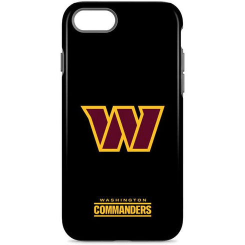 NFL Washington Commanders Black Background iPhone Cases