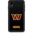 NFL Washington Commanders Black Background iPhone Cases