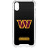 NFL Washington Commanders Black Background iPhone XS Clear Case