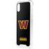 NFL Washington Commanders Black Background iPhone XS Clear Case