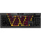 NFL Washington Commanders Black Background K95 RGB PLATINUM Mechanical Gaming Keyboard Skin
