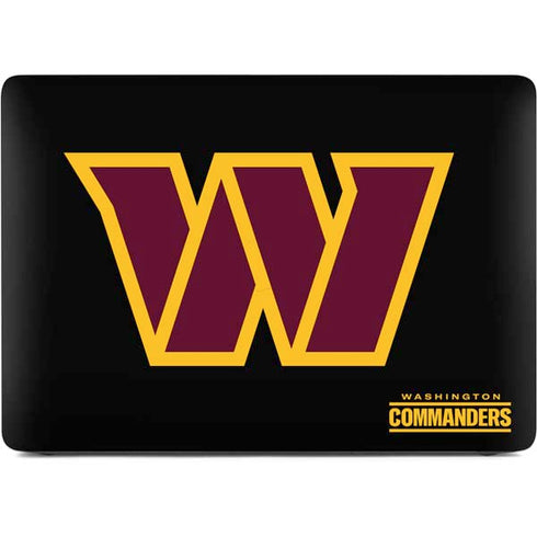 NFL Washington Commanders Black Background Apple MacBook Air Skin