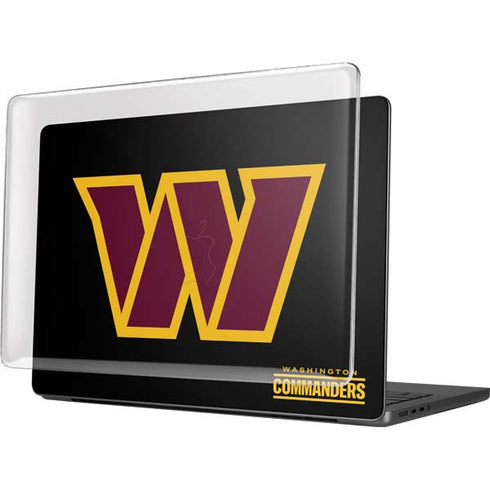 NFL Washington Commanders Black Background MacBook Pro 14in (2021-24) Case plus Skin