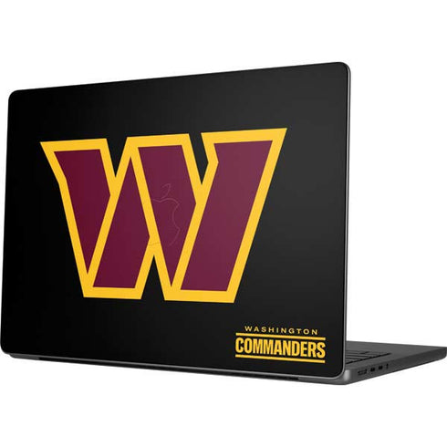 NFL Washington Commanders Black Background Apple MacBook Pro 14-inch Skin