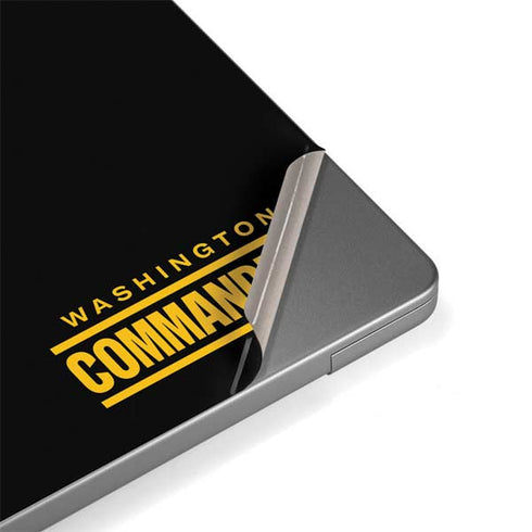 NFL Washington Commanders Black Background Apple MacBook Pro 14-inch Skin