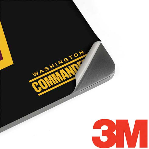NFL Washington Commanders Black Background MacBook Skins
