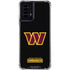 NFL Washington Commanders Black Background Moto G Power 5G (2024) Clear Case