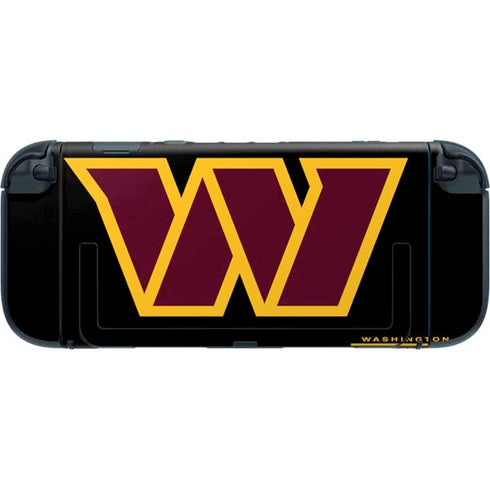 NFL Washington Commanders Black Background Nintendo Switch 2 (2025) with Joy-Con Skin