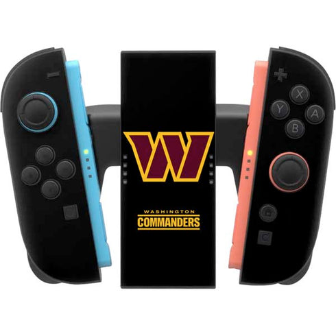 NFL Washington Commanders Black Background Nintendo Switch 2 (2025) Joy-Con Controller Skin