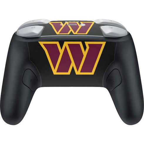 NFL Washington Commanders Black Background Nintendo Switch 2 (2025) Pro Controller Skin
