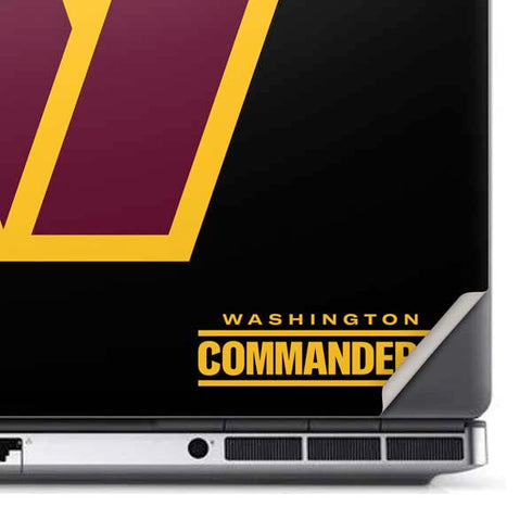 NFL Washington Commanders Black Background Dell Precision Skin