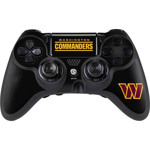 NFL Washington Commanders Black Background PlayStation PS4 Skins