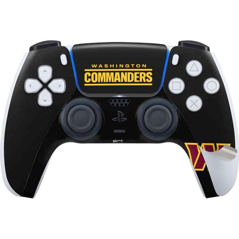 NFL Washington Commanders Black Background PS5 Pro Bundle Skin