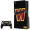 NFL Washington Commanders Black Background PS5 Pro Disk Bundle Skin