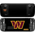 NFL Washington Commanders Black Background Steam Deck Handheld Gaming Computer OLED Skin