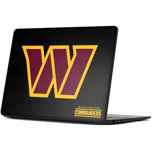 NFL Washington Commanders Black Background Surface Laptop 7 13.8in Skin