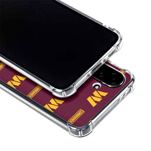 NFL Washington Commanders Blitz Series Galaxy A36 5G Clear Case