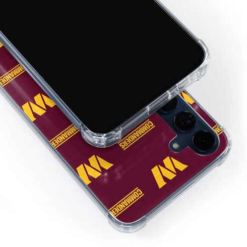 NFL Washington Commanders Blitz Series Galaxy A55 5G Clear Case