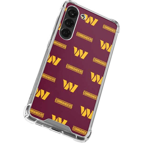 NFL Washington Commanders Blitz Series Galaxy S24 FE Clear Case