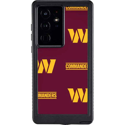 NFL Washington Commanders Blitz Series Galaxy S24 Ultra Waterproof Case
