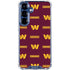 NFL Washington Commanders Blitz Series Galaxy S25 Clear Case