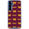 NFL Washington Commanders Blitz Series Galaxy S25 Plus Clear Case
