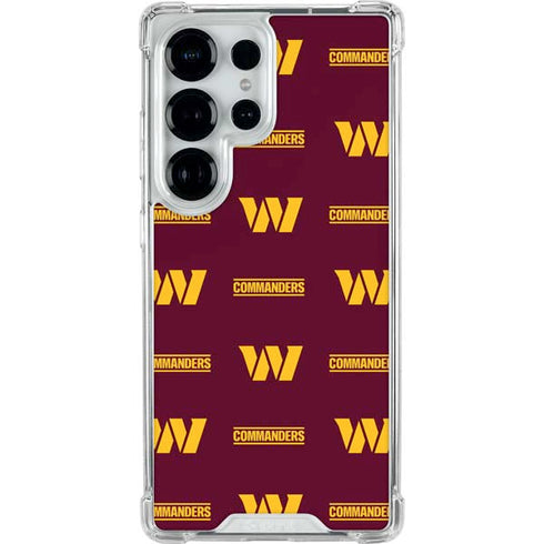 NFL Washington Commanders Blitz Series Galaxy S26 Ultra Clear Case