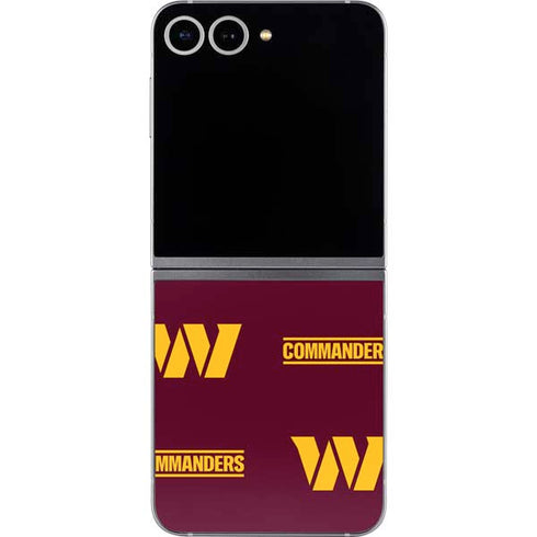 NFL Washington Commanders Blitz Series Galaxy Z Flip6 Skin