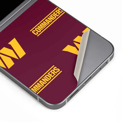 NFL Washington Commanders Blitz Series Galaxy Z Flip6 Skin
