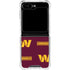 NFL Washington Commanders Blitz Series Galaxy Z Flip6 Clear Case