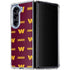 NFL Washington Commanders Blitz Series Galaxy Z Fold5 5G Clear Case