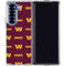 NFL Washington Commanders Blitz Series Galaxy Z Fold6 Clear Case