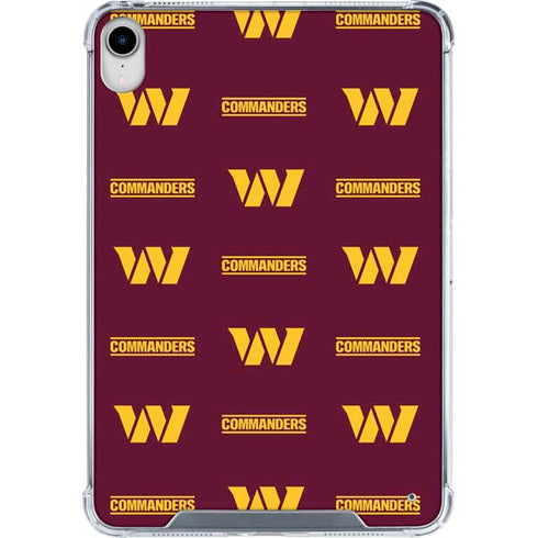 NFL Washington Commanders Blitz Series iPad 11th Gen (2025) Clear Case