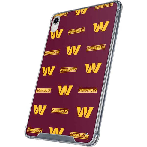 NFL Washington Commanders Blitz Series iPad 11th Gen (2025) Clear Case