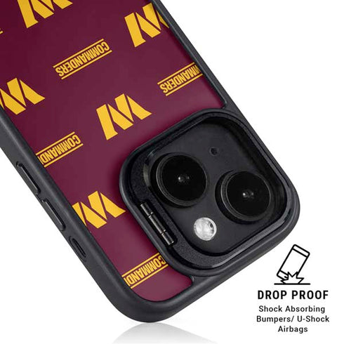 NFL Washington Commanders Blitz Series iPhone 14 Plus Kickstand Case